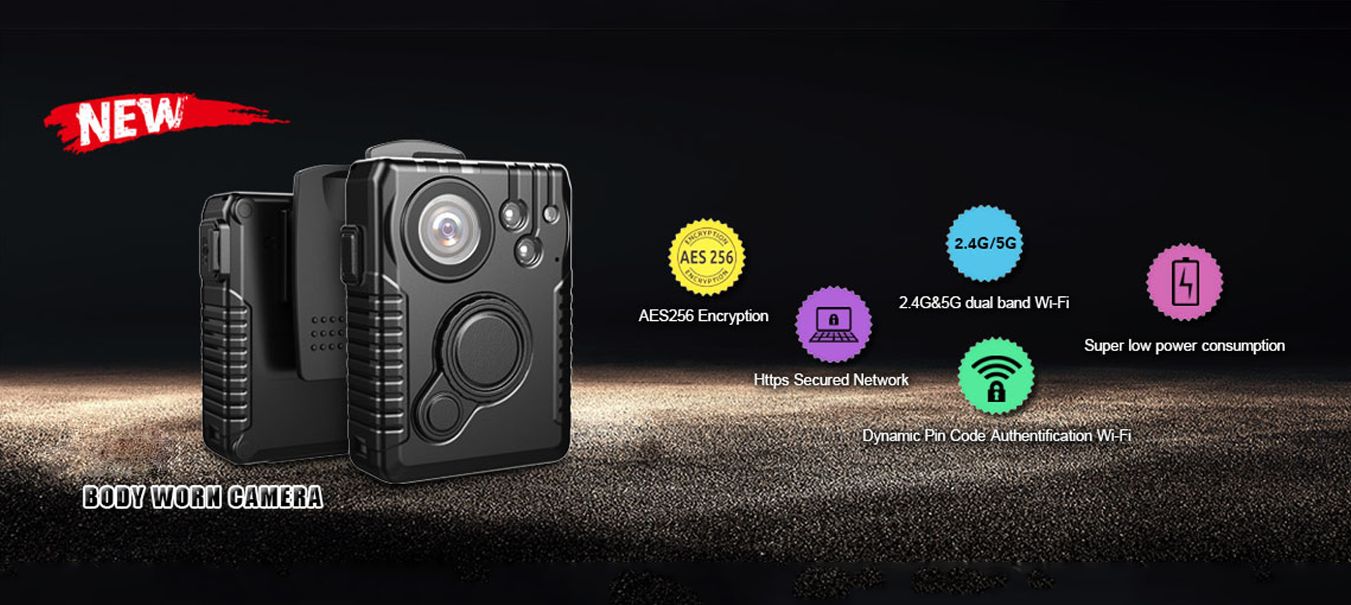 A12 Body Camera with WiFi