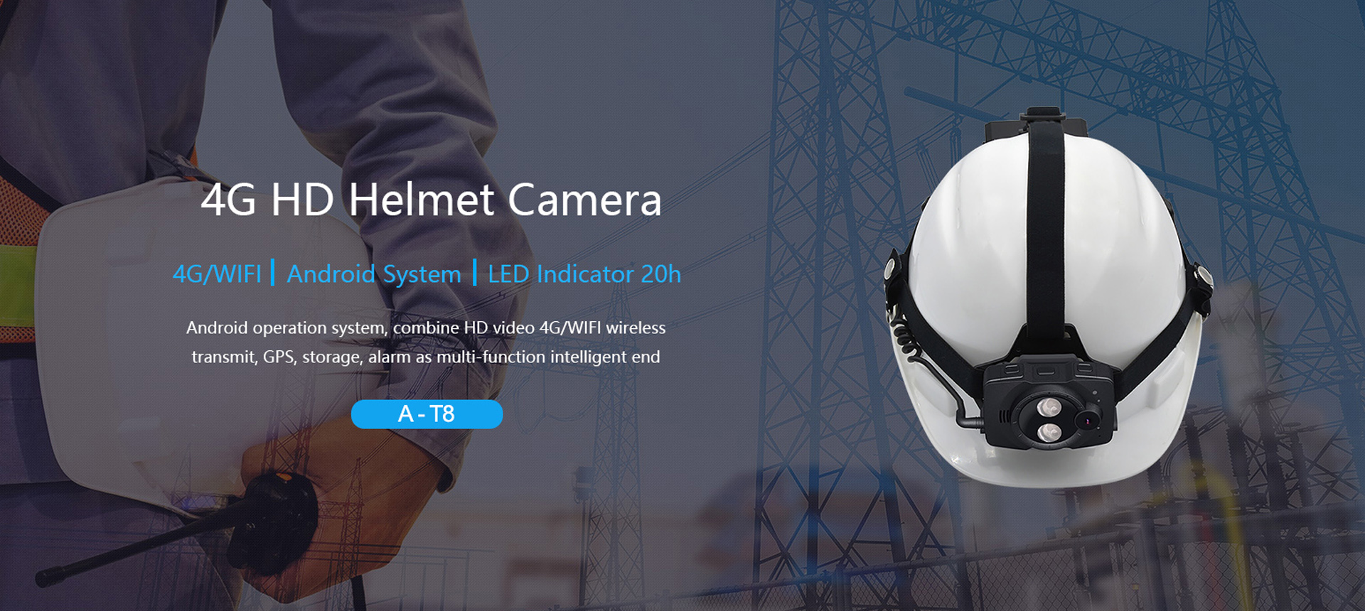 4G HD 1080P Helmet Camera