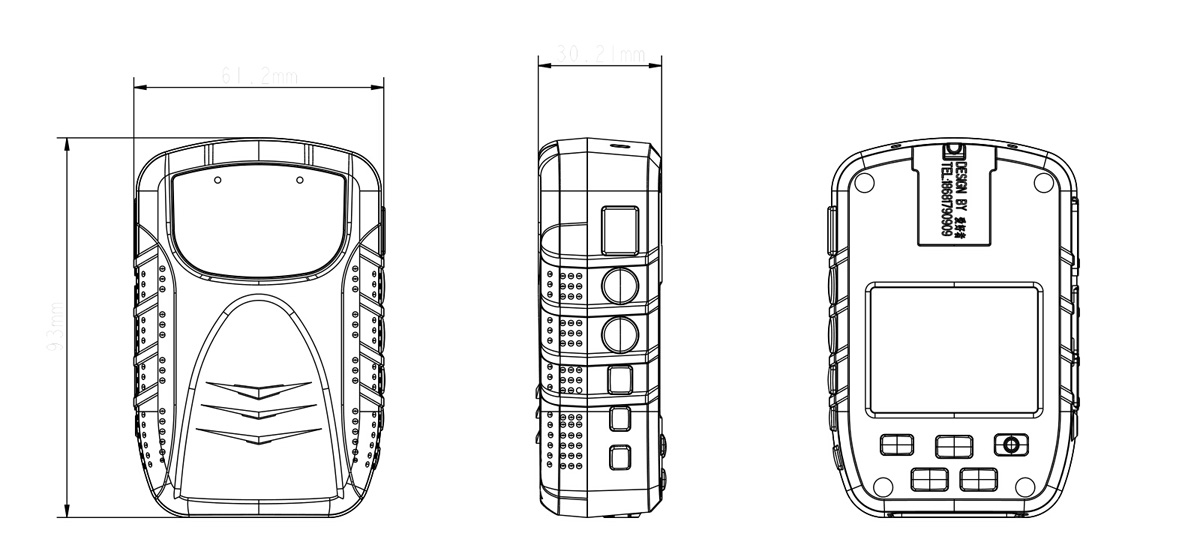 A01/A01S-Body Worn Camera
