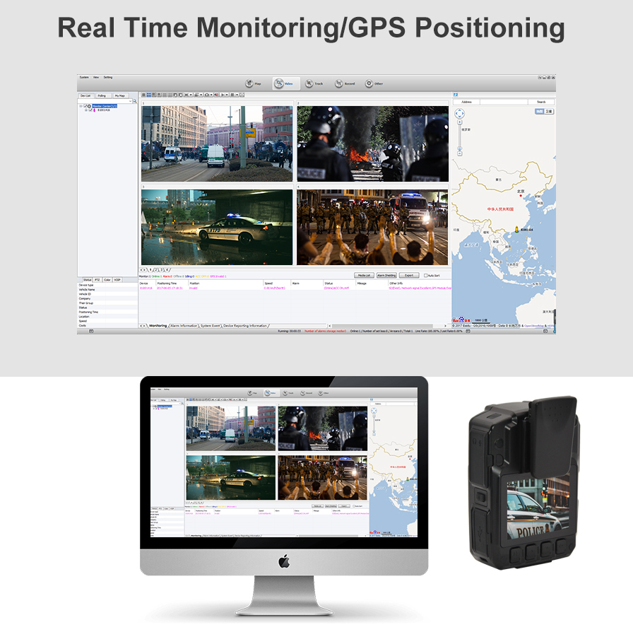 3G/4G Police Body Camera CPS03