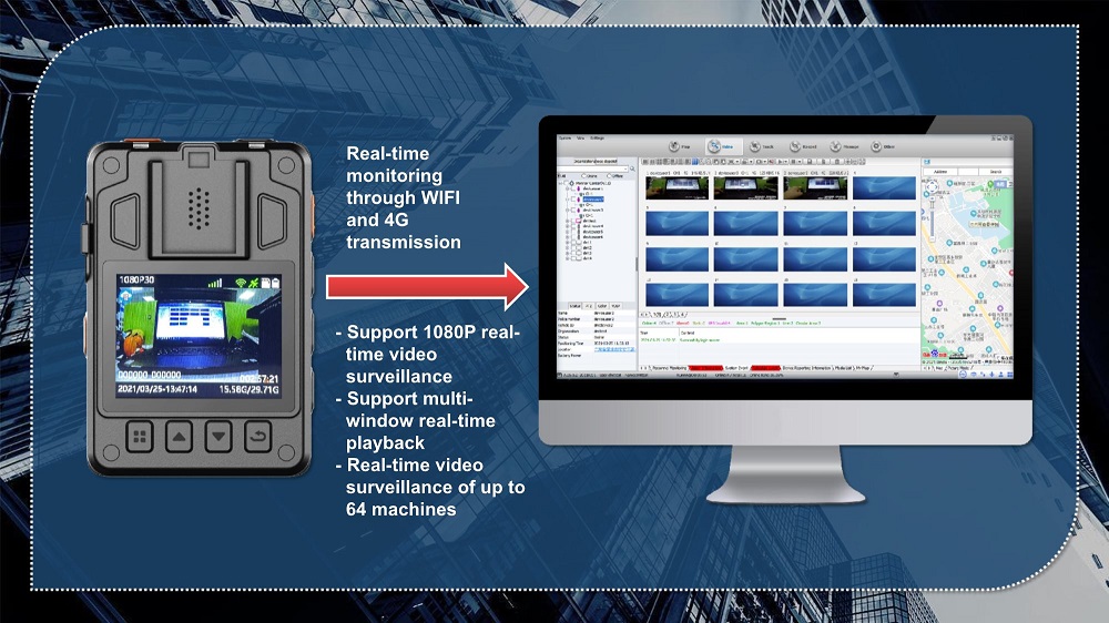 3G/4G Body Worn Camera A03 (4G LIVE)