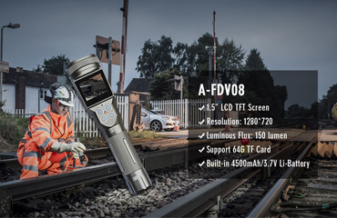 Multi-functional HD Explosion Proof Camera Military Flashlight